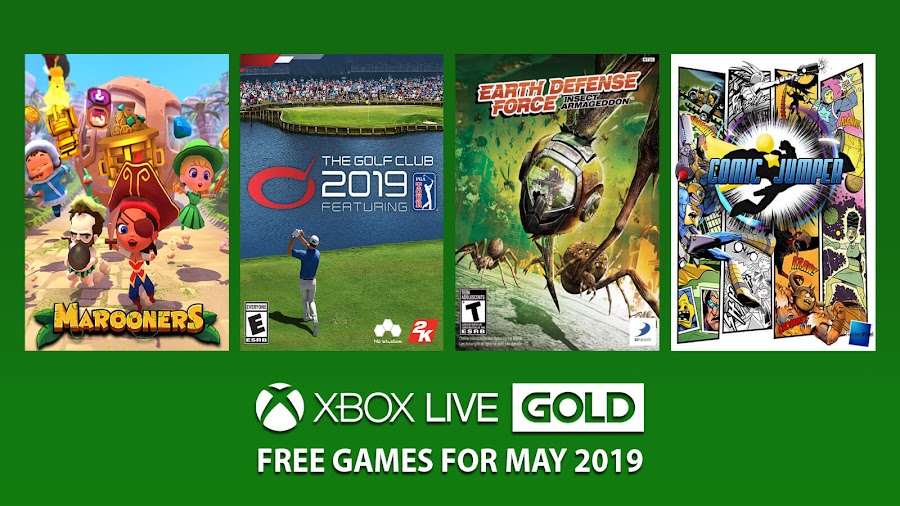 xbox live gold free games may 2019