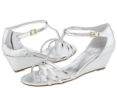 White wedge wedding shoes 2011
