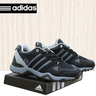 Sepatu Sport Adidas AX2 Hitam Abu-abu