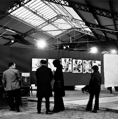 Obras de Fernando Millán en La Bienal de París de 1971. Foto: Fernando Millán