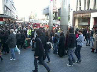 Fire at Waterstone's