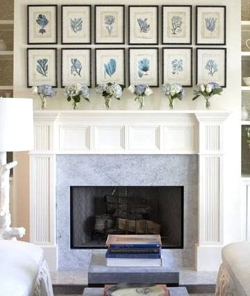 32 Coastal Gallery Walls Inspiration Ideas To Create A Compelling Wall Art Display Coastal Decor Ideas Interior Design Diy Shopping