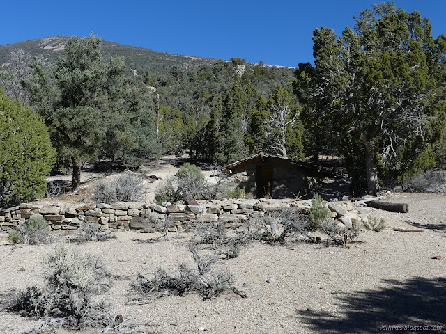 14: short cabin built into the hill