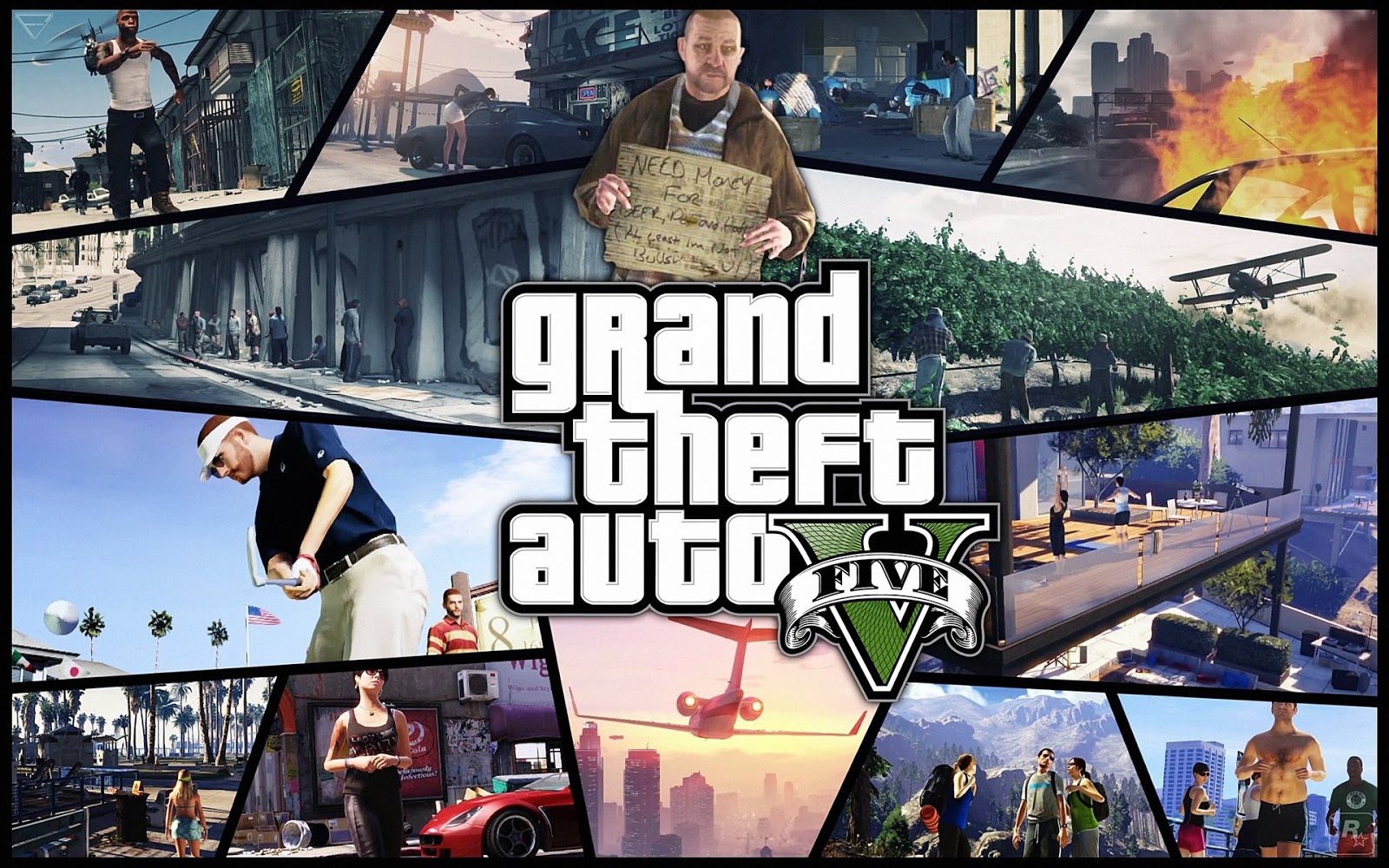 Download Wallpaper GTA V PS4 HD Keren Terbaru Dan Gratis Game