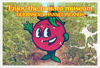 Tomato Museum poster, Guernsey, Channel Islands