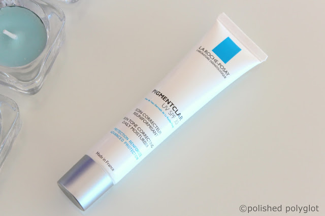 brightening anti dark-spot skincare routine: La Roche Posay Pigmentclar SPF30