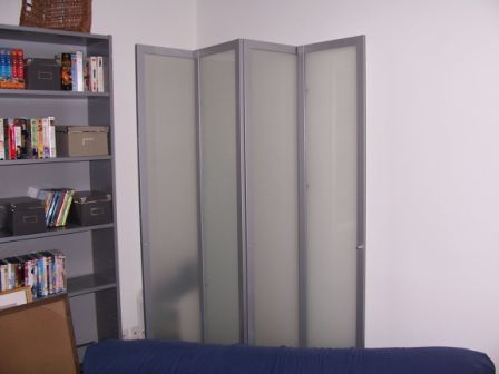 room divider from glass door