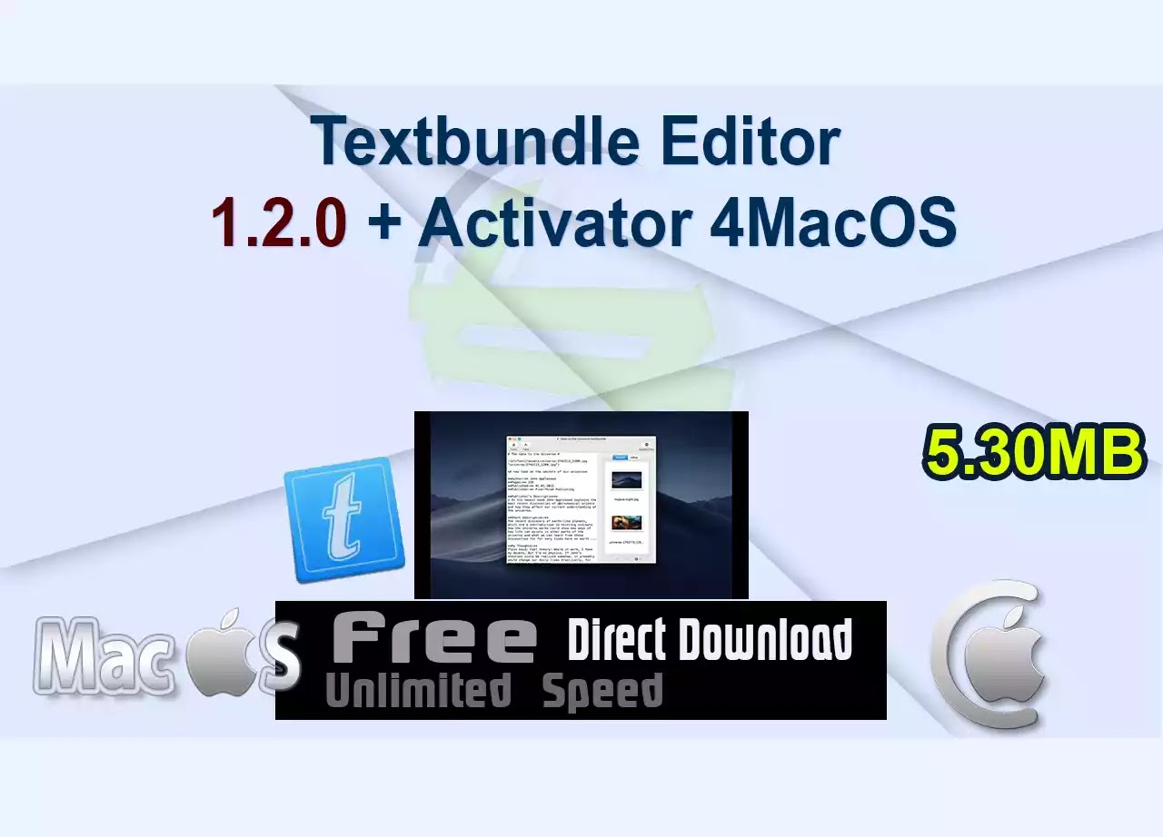 Textbundle Editor 1.2.0 + Activator 4MacOS