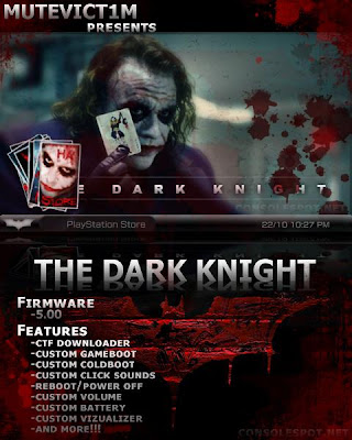the dark knight 5.00 m33psp themes 