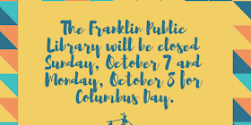 Town Offices Closed Monday / Public Library Closed Sunday-Monday 