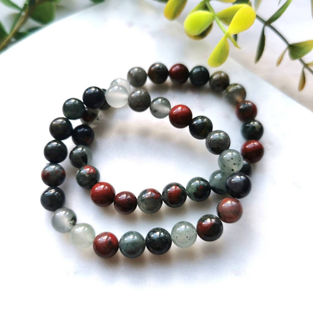 African Bloodstone Bracelet