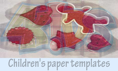 Children's paper templates 3