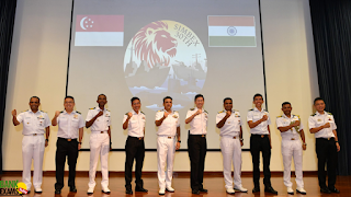 Indian Navy Conducts Maritime Exercise with Singapore