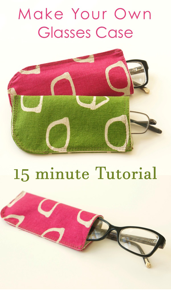 Make your own glasses case. Tutorial