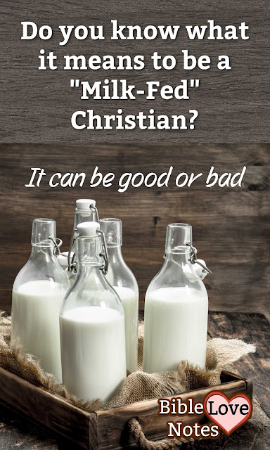 Scripture uses this analogy for an important reason. This 1-minute devotion can help you determine if you're a milk drinking or meat-eating Christian.