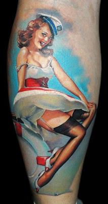 Pin Up Girl Tattoo