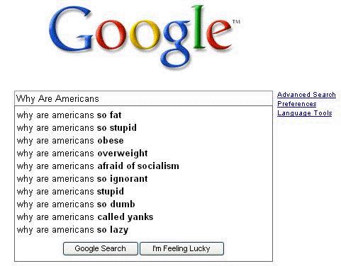 Why Are  Americans So Fat – Google Knows It All