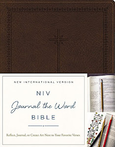 Holy Bible: New Internation Version, Brown Italian Duo-Tone, Imitation Leather, Reflect, Journal, or Create Art Next to Your Favorite Verses