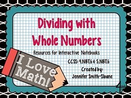 http://www.teacherspayteachers.com/Product/Dividing-with-Whole-Numbers-Flippables-for-Interactive-Notebooks-1111275