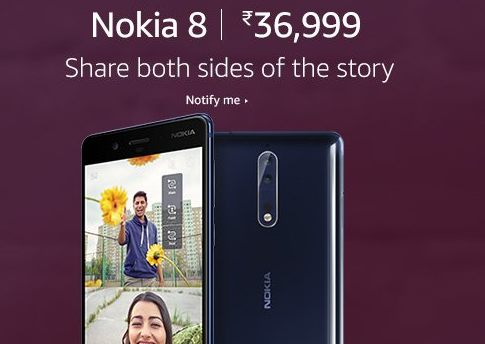 NOKIA 8 ; Amazon Great Indian Festive Season Sale: Last Chance to grab your loving products.