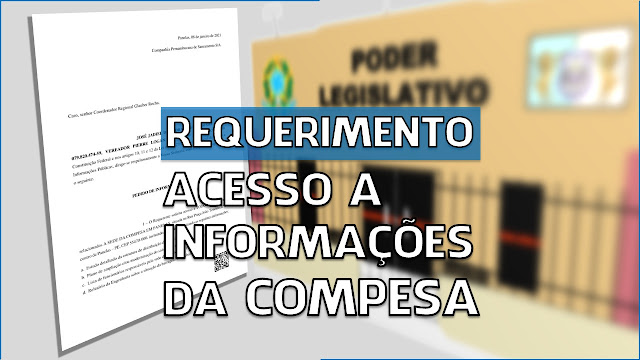 REQUERIMENTO DE ACESSO AS INFORMAÇÕES DA COMPESA-PANELAS/PE