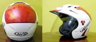 Helm unik kreasi putra Indonesia....!!!