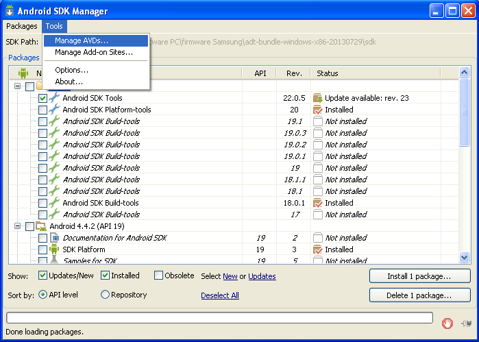 Menjalankan Android Di PC Dengan SDK Manager | Aditya Blogs