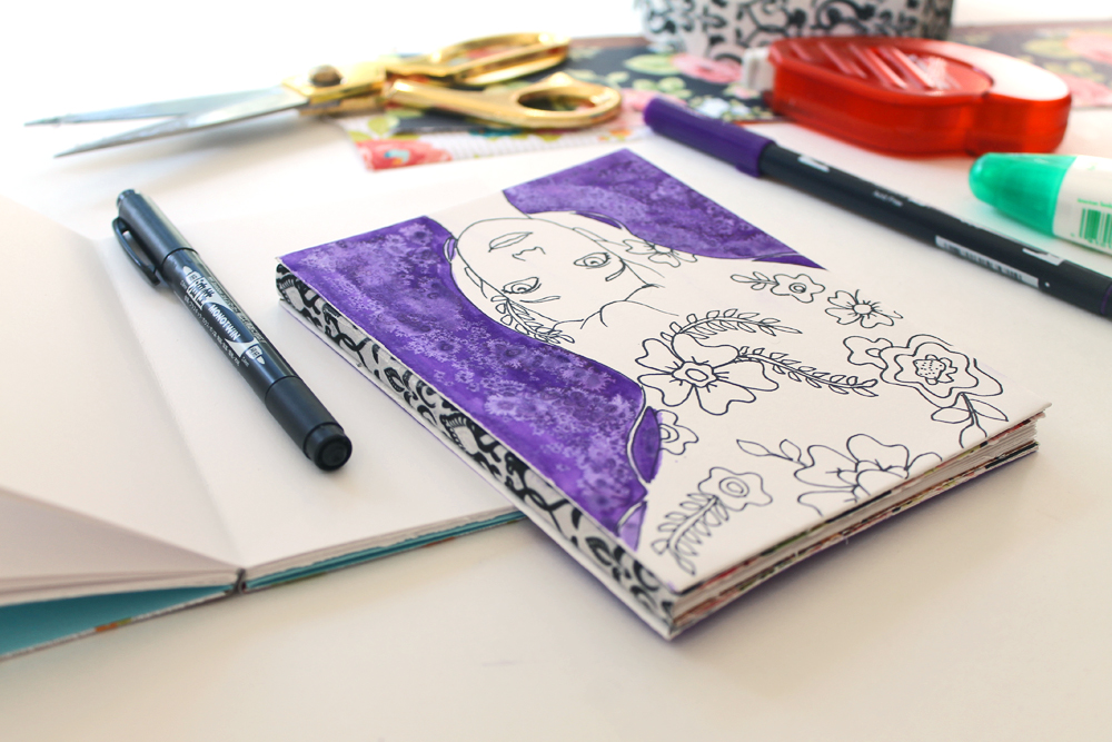Perfect Binding is a form of book binding where the paper signatures are glued rather than sewn, Learn how to use @tombowusa MONO Multi Liquid Glue to create this journal.