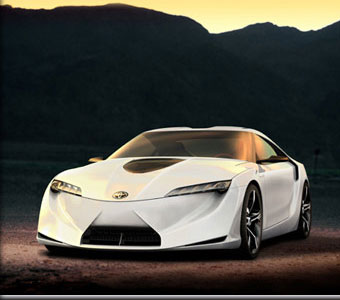 Toyota's Supra concept car.