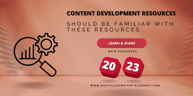 Resources to use in content development ~ Content Strategy 2023