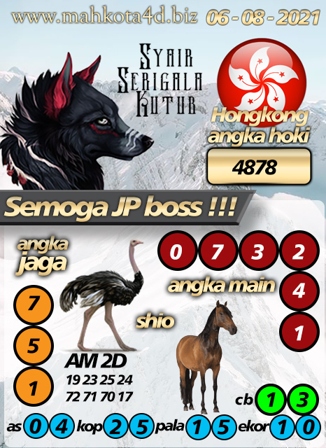 Syair Prediksi Togel Hongkong - HK Jum'at, 06 - Agustus - 2021