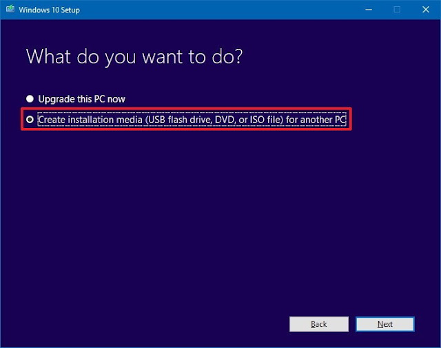Cara membuat USB Bootable Windows 10 menggunakan Media Creation Tool
