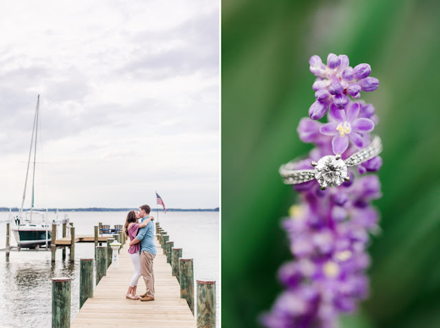 Engagement Photos in Downtown Annapolis and Cape St. Claire by Heather Ryan Photography