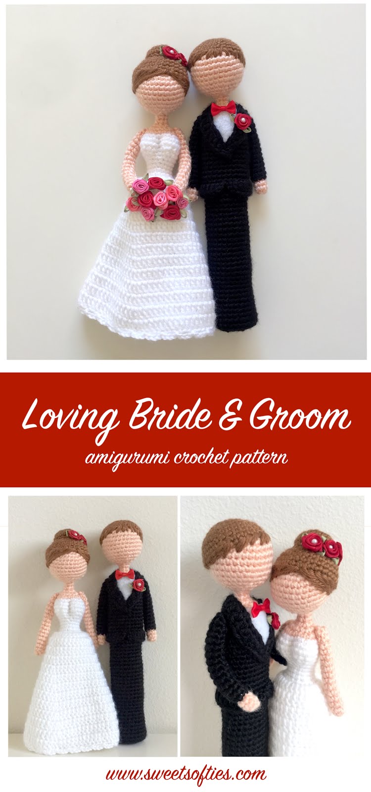 Loving Bride And Groom Wedding Dolls Amigurumi And Crochet