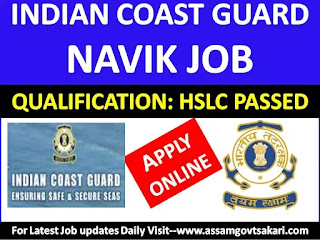 Indian Coast Guard Recruitment 2019