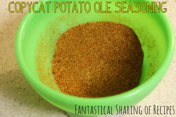 Copycat Potato Ole Seasoning | Taco John's secret weapon for their tatortots #copycat