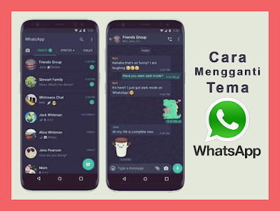 Cara Mengganti Tema Whatsapp