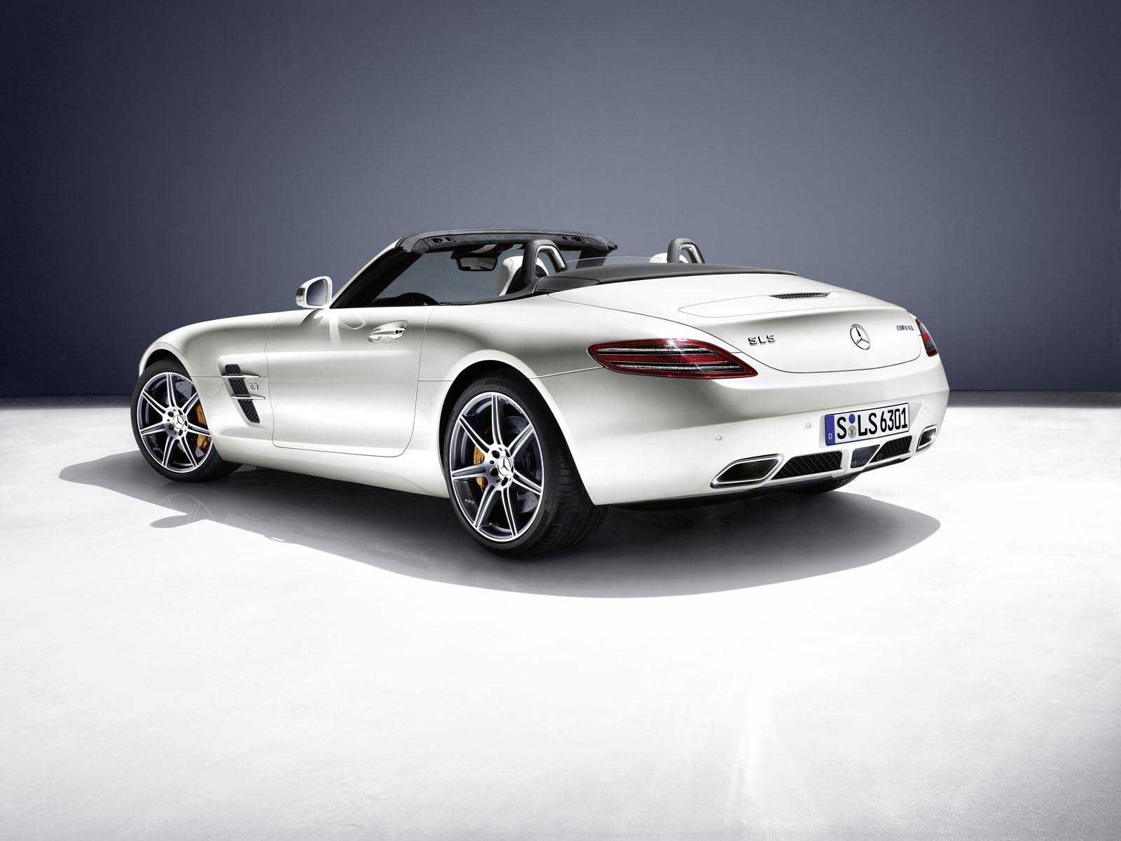 ... for mac: 2013 Mercedes Benz SLS AMG GT Roadster White Wallpapers HD 18