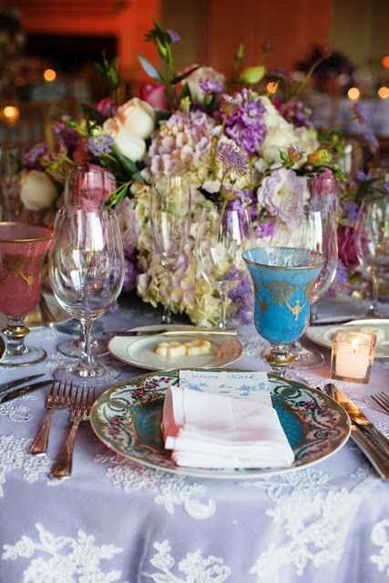 Vintage inspried whimsical tablescapes