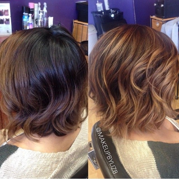 short bob hairstyles with balayage