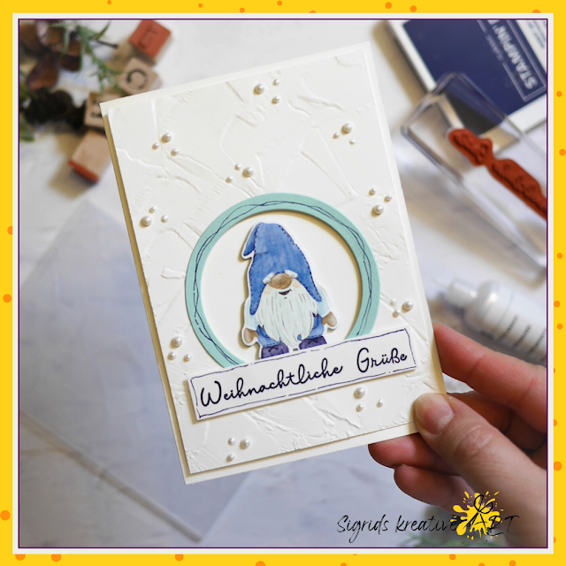 weihnachtsgrüße aus dem wichtelwunderland stampin up weihnachtskarte