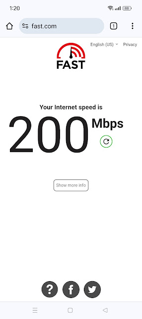 realme 12 Pro Plus 5G - internet speed test