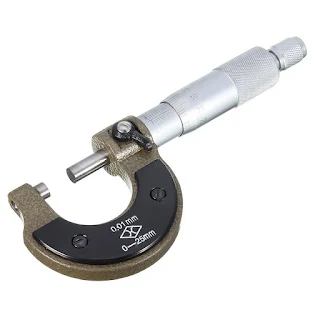 Metric Micrometer Measuring External Graduation Caliper 0-25mm Caliper Measuring Metric External Micrometer Graduation Micrometer hown - store
