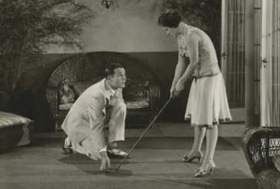 William Haines Joan Crawford golf