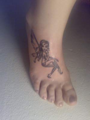 Fairy Foot Tattoo