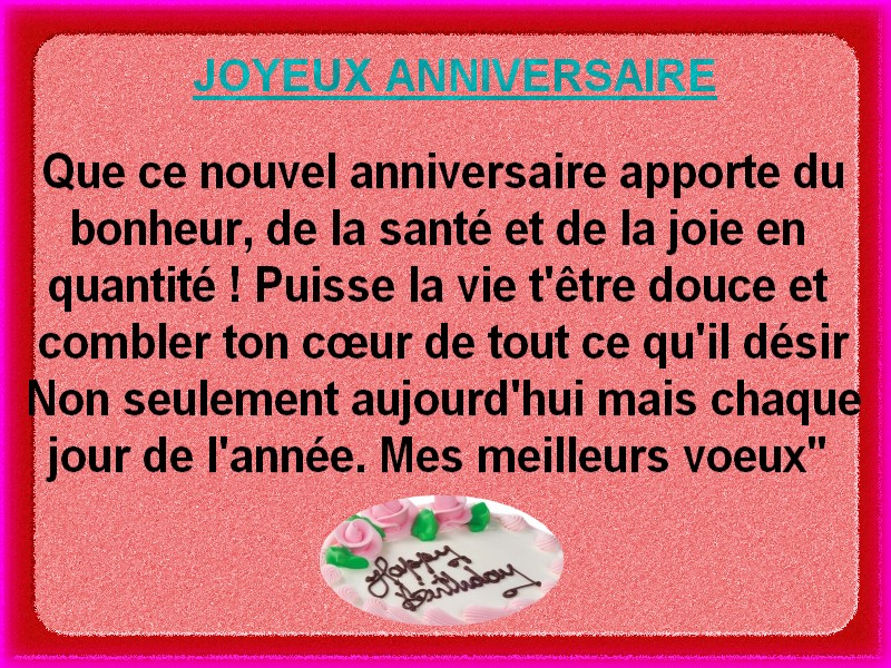 texte anniversaire 60 ans gratuit