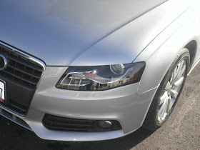 Audi A4 after collision repair at Almost Everything Auto Body