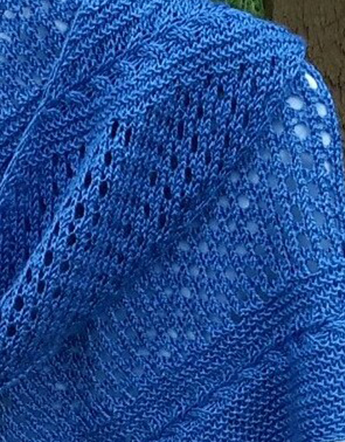 Braid and Eyelet Shawl - Free Pattern 