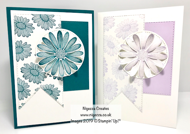 Nigezza Creates, Stampin' Up! Daisy Lane card, InspireINK Blog Hop