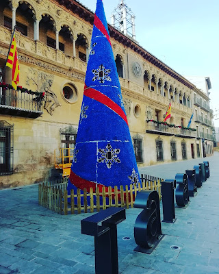 The bizarre Christmas tree of Tarazona